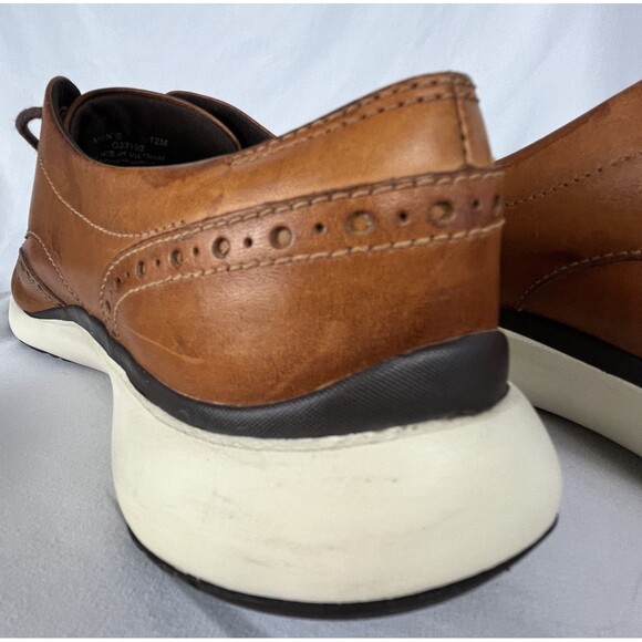 Cole Haan Handmade Mens Brown Leather Wingtip Oxford Sneakers 12 main image 4